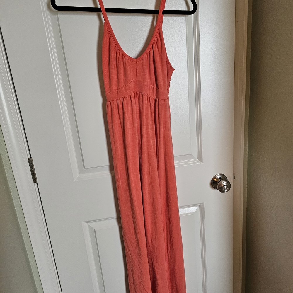 Old Navy Coral Maxi Dress